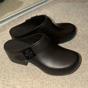 Tory Burch Black Clogs